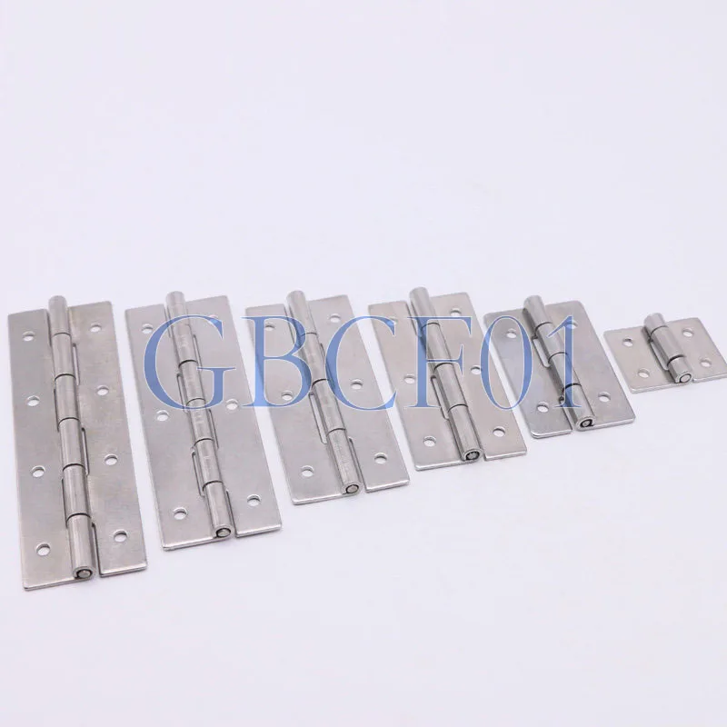 304 Stainless Steel Butterfly Hinge Flat Industrial Small Hinge Heavy Duty Cabinet Hardware M25 M30 M40 M50 M65 M75M95 M100