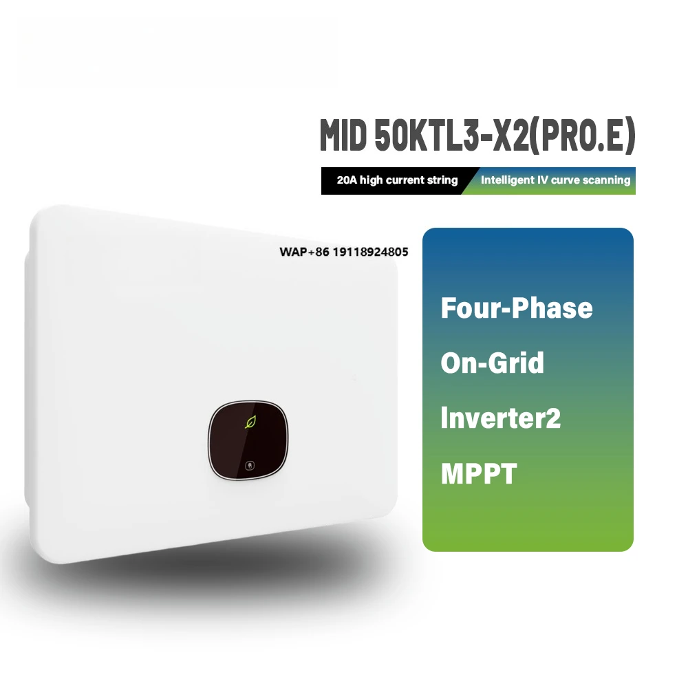 MID 50KTL3-X2 33KW/36KW/40KW/50KW Single Output Solar Inverter Three-Phase On-Grid System with Battery Compatibility