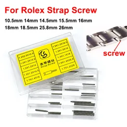 For Rolex Watch Strap Screw for Rolex Oyster Bracelet Screws Submarine Oyster Link Perpetual Dive Log Chain Screw Accessories