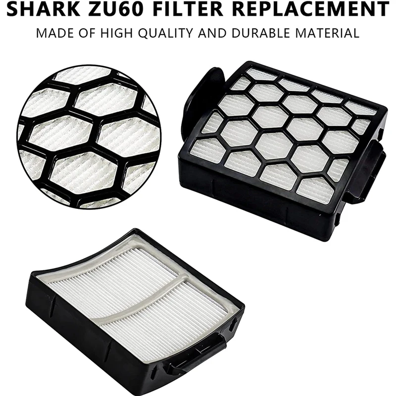 수직 진공 청소기 액세서리 부품, 샤크 ZU60 NV251 NV255 교체 진공 필터, 1238FT60 및 1239FT60