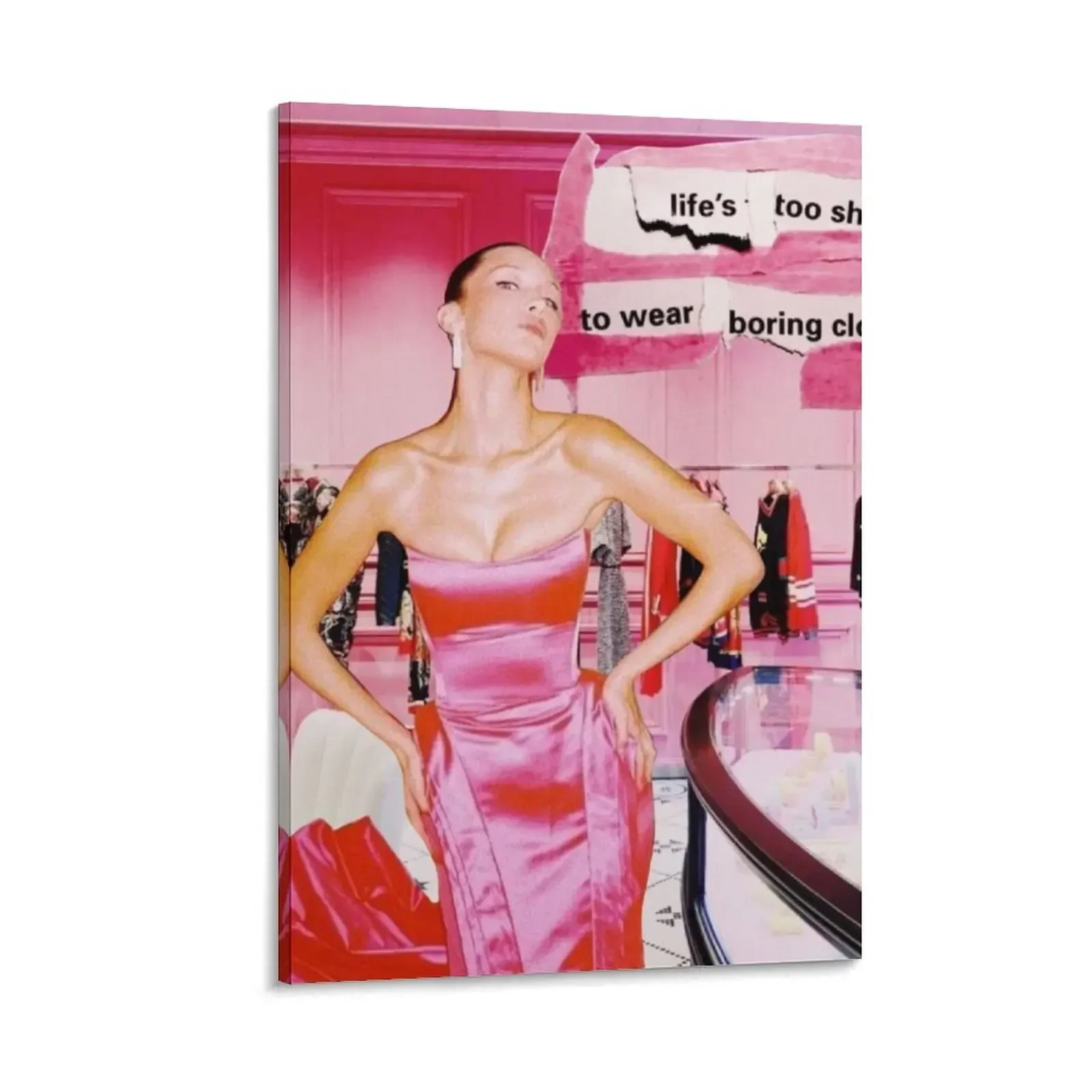 

LIFE IS SHORT Canvas Painting home decor office decoration posters wallpapers home decor