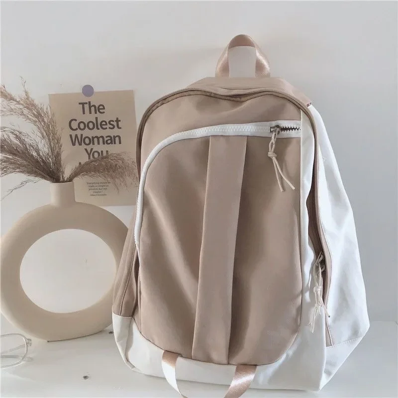 Sense of Advanced Schoolbag Female College Student Sense of Design Minority Senior High School Student Male Korean Big Schoolbag