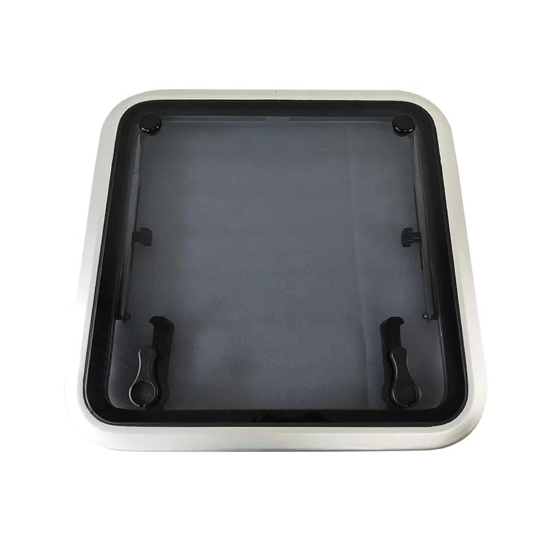 Customized Marine Boat RV Skylight Escape Hatch Window Tempered Glass Aluminum Boat Deck Hatch for Boats Yacht RV