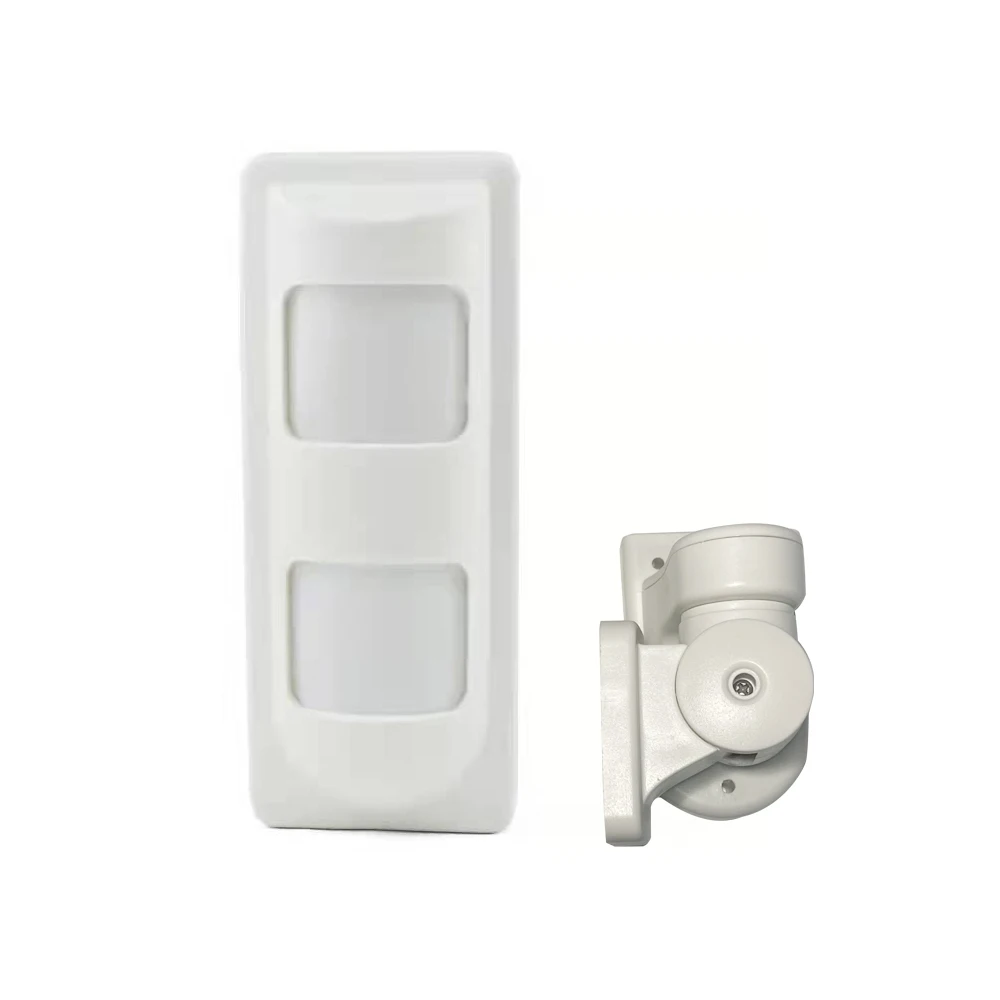 1PCS Outdoor IP65 Waterproof 9-16Vdc Wire Infrared Microwave Detector Movement Sensor NC Relay Output Pet Immunity With Holder