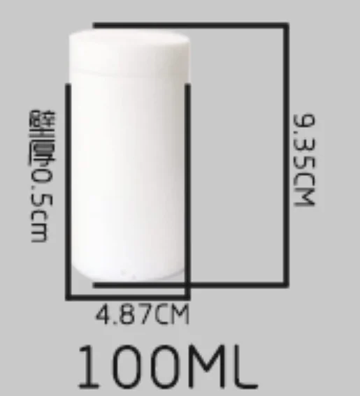 High temperature resistant liner pressure digestion tank of hydrothermal synthesis reactor 100ML