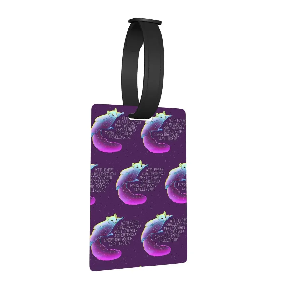 "كل يوم أنت التسوية" علامات الأمتعة السنجاب ذات الفضاء الطائر السفر لطيف الأمتعة الصعود علامة التسمية حامل معرف اسم العنوان