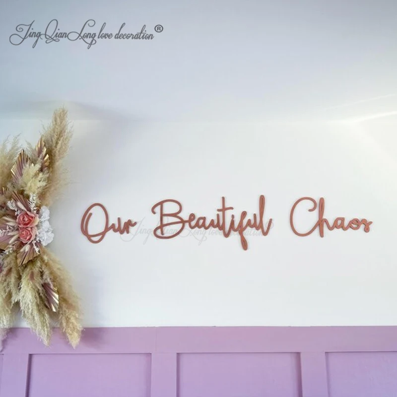 

Custom Wording Wooden Wall Quote, Nursery Quote, Personalised Wall Art