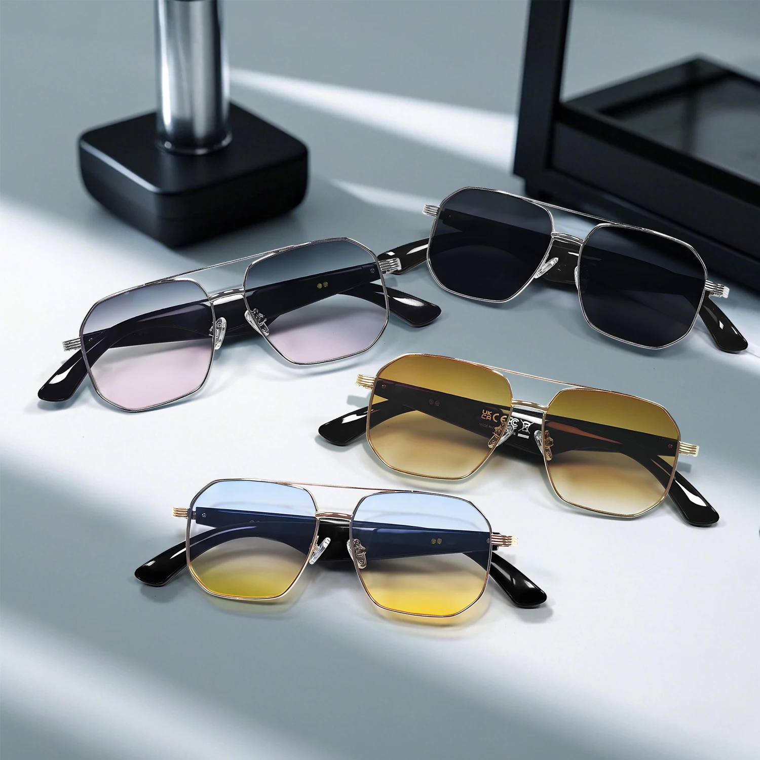 New Translation Glasses 100 Multi-language Switching AI Assistant Wireless Call UV IPX5 Sunglasses Men Women Magnetic Charging