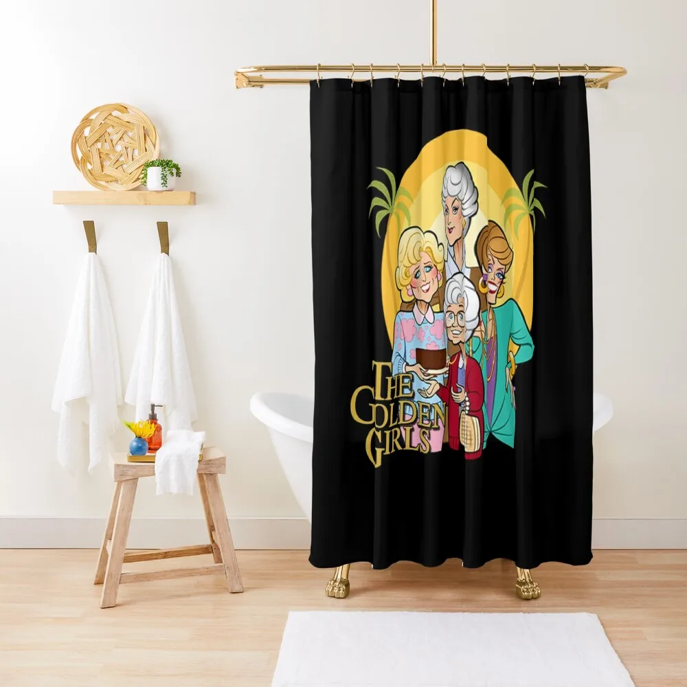 

The Golden Girls Shower Curtain Waterproof Fabric Shower Bathroom And Shower Products Transparent Bathroom Curtain