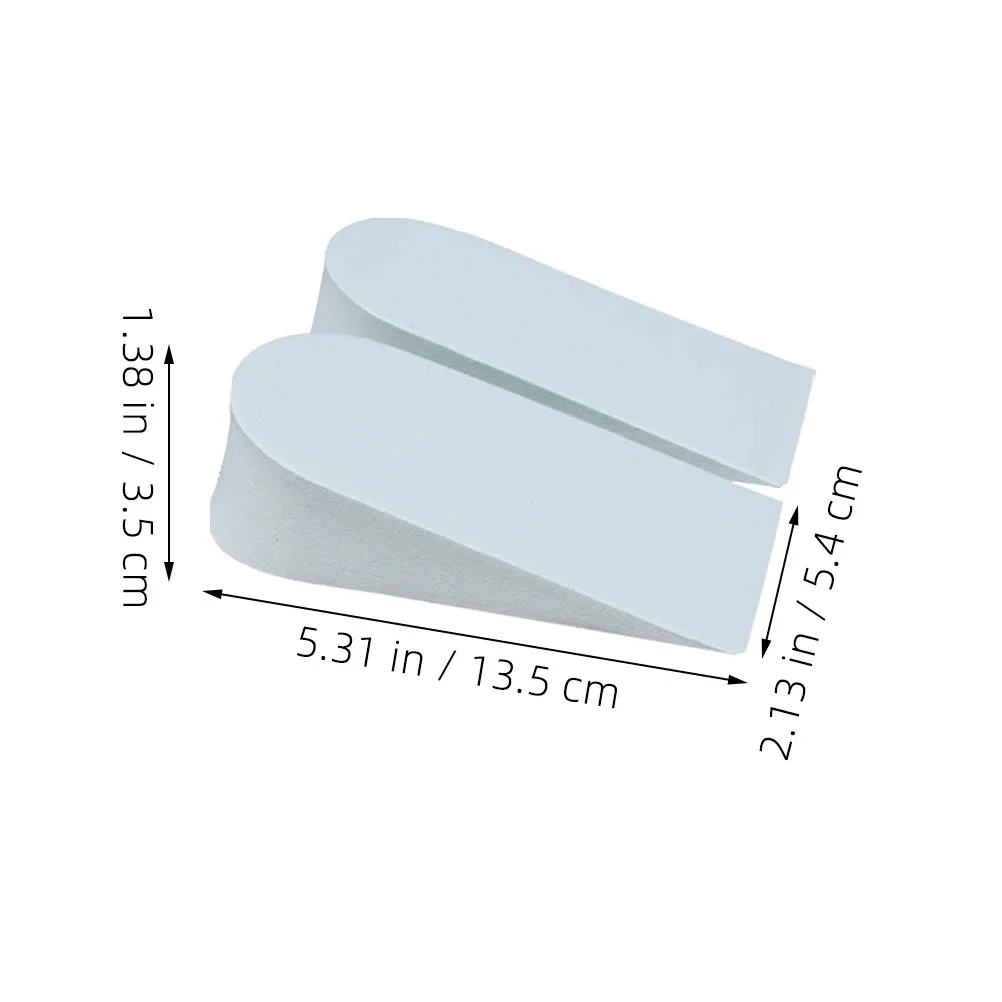 4 قطعة الارتفاع زيادة النعال الرجال للجنسين غير مرئية كعب رفع إدراج امتصاص الصدمات تناسب جميع الأحذية أداة العناية بالقدم #6