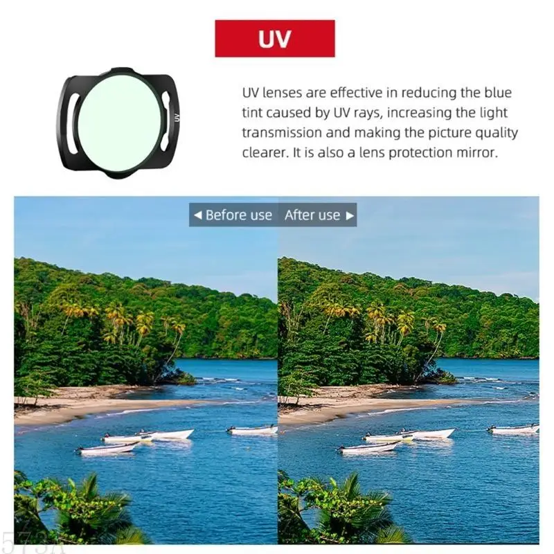 573A مرشح للطائرات بدون طيار Avata/O3 Air Lens Camera Camera Class