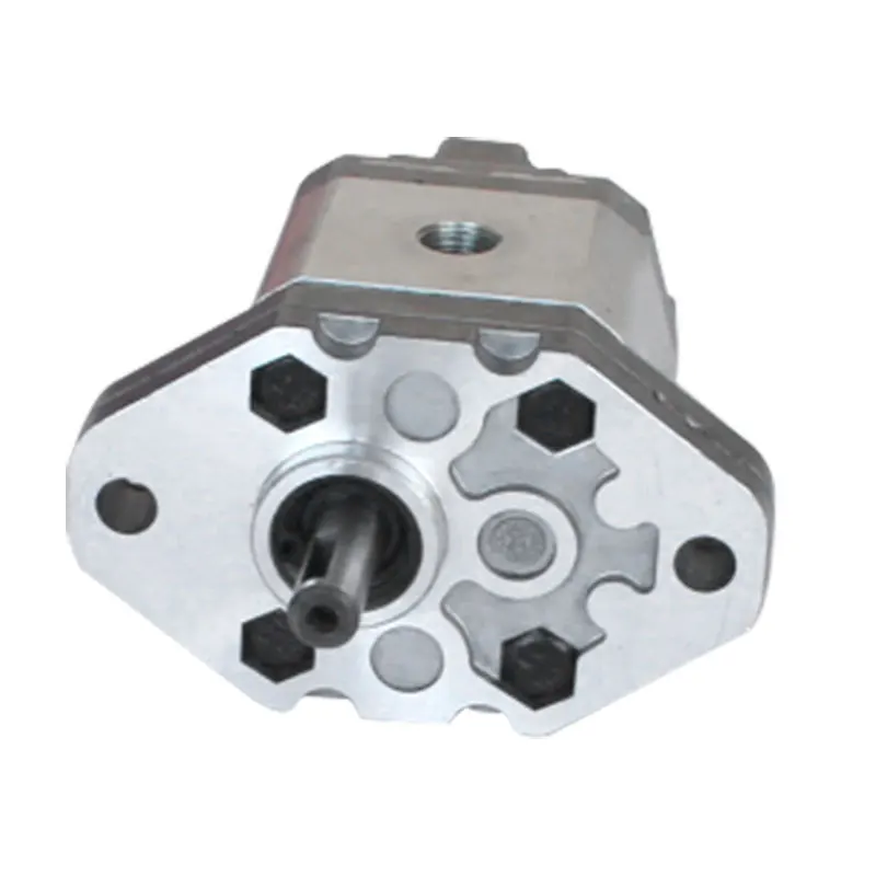 Double Rotary Hydraulic Gear Pump with Oval Mounting Rectangle Spline for Construction Machine Gear Oil Pump