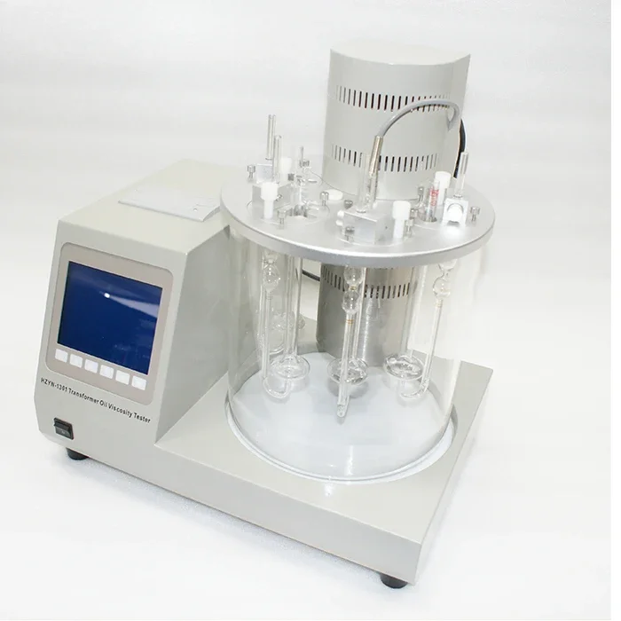 Automatic ASTM D445 Oil Viscosity Meter Petroleum Products Kinematic Viscometer with Digital Water Bath