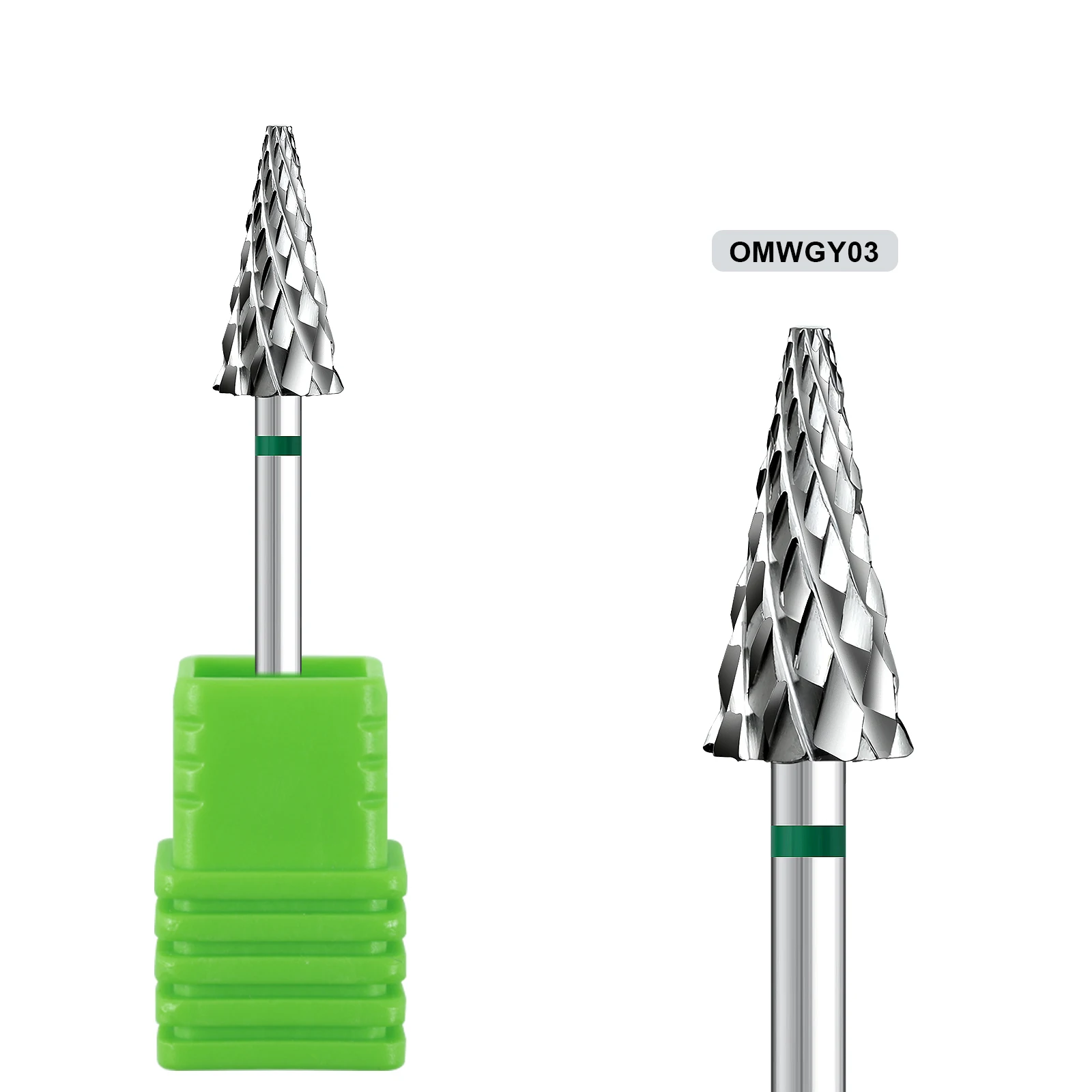 1pcs Wolfraam Staal Nail Cuticle Boren Carbide Draaien Elektrische Keramische Frees Voor Manicure Gel Polish Remover