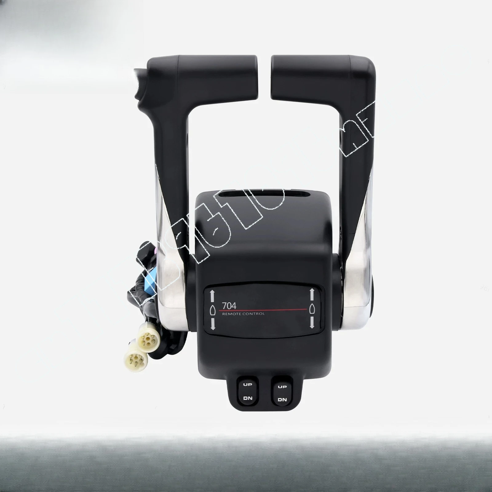 Single Control and Double Control Front Operation Control Box Adapted To  Outboard Throttle Start Controller