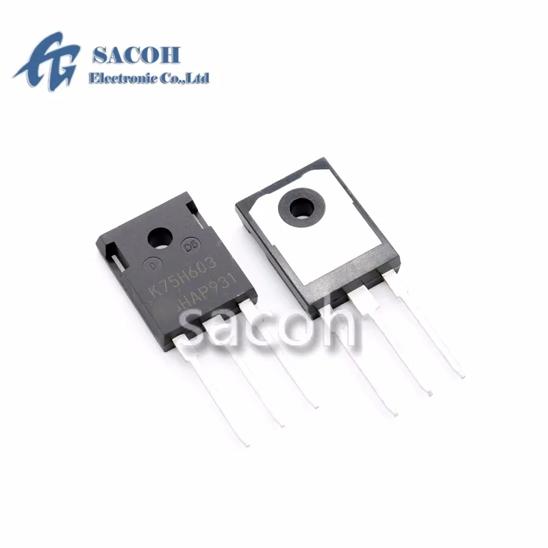 

New Original 5Pcs/Lot IKW75N60H3 K75H603 TO-247 75A 600V Power IGBT Transistor In Stock