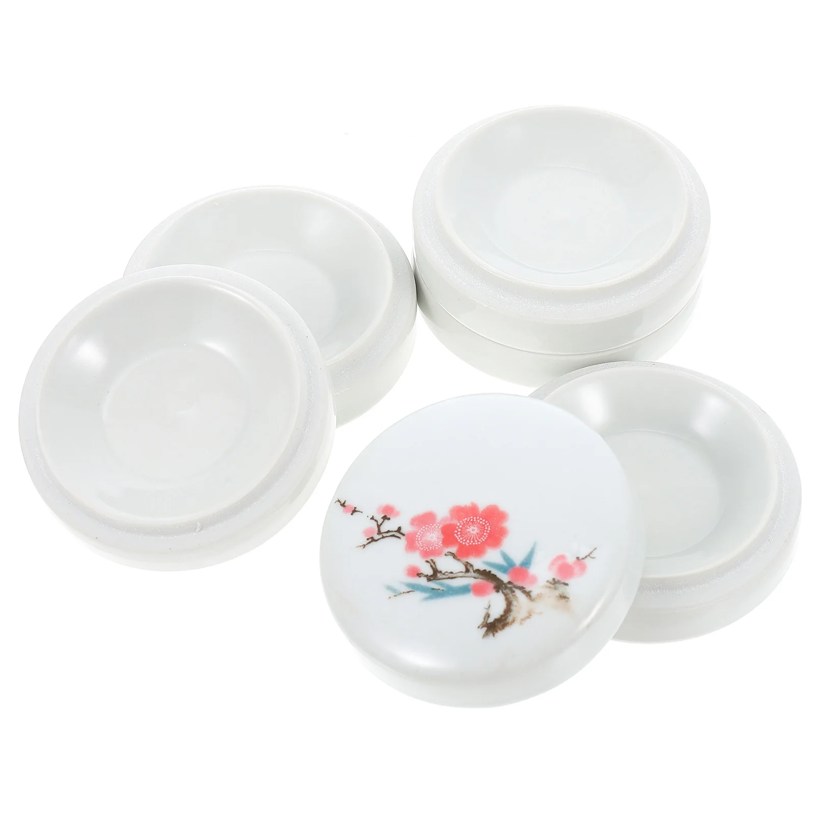 

1Set Paint Tray High-Class Ceramic Material Long-Lasting Pigment Board Exquisite Design for Watercolor Oil Painting Beginner