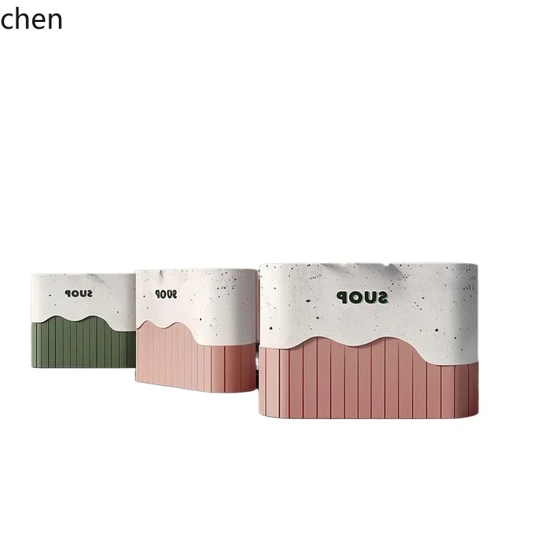 YFY  Outdoor Flower Box Commercial Street Shop Cafe Leisure Outside Pendulum Imitation Terrazzo Paint Flower Bed Partition