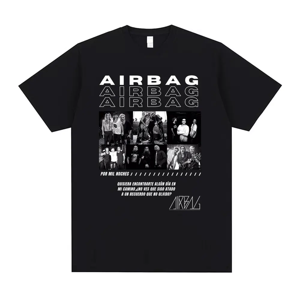 

Singer Airbag Por Mil Noches Printed T-Shirt Men Women Fashion Hip Hop T-shirts Short Sleeve Men's Clothing Oversized T Shirts