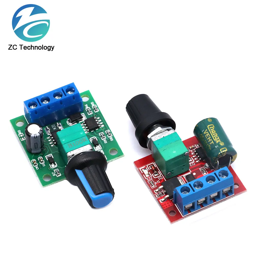 DC 1.8V-35V 2A 3A 5A 10A 30W 80W 90W PWM Motor Speed Controller Low Voltage Motor Speed Controller PWM Adjustable Drive Module