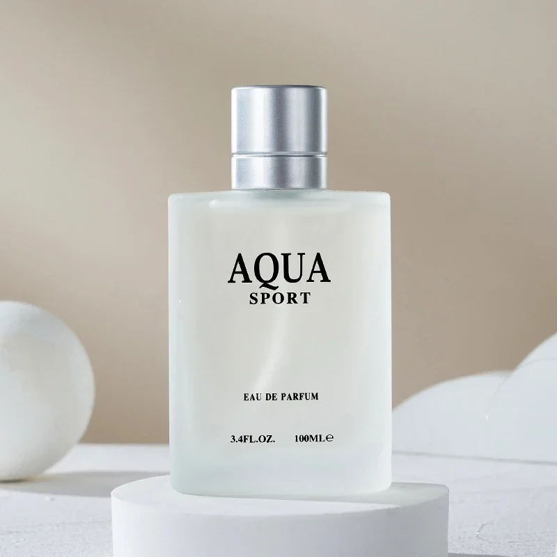 AQUA-Perfume Aromático Aquático para Homens, EDP, Eau de Parfum, Perfume Fresco Oceano, Almíscar Marinho, Spray de Fragrância,