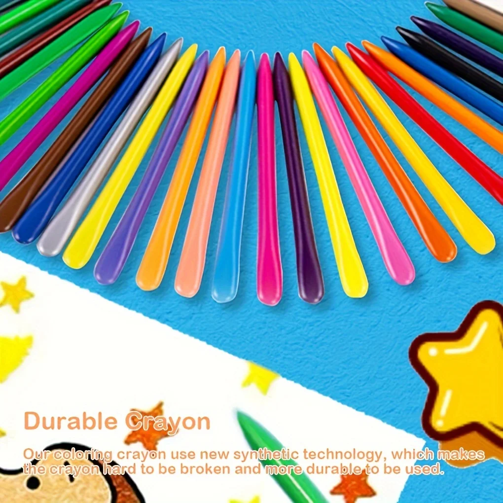 

Children's washable, non-dirty hand-painted plastic crayons, office culture and educational supplies