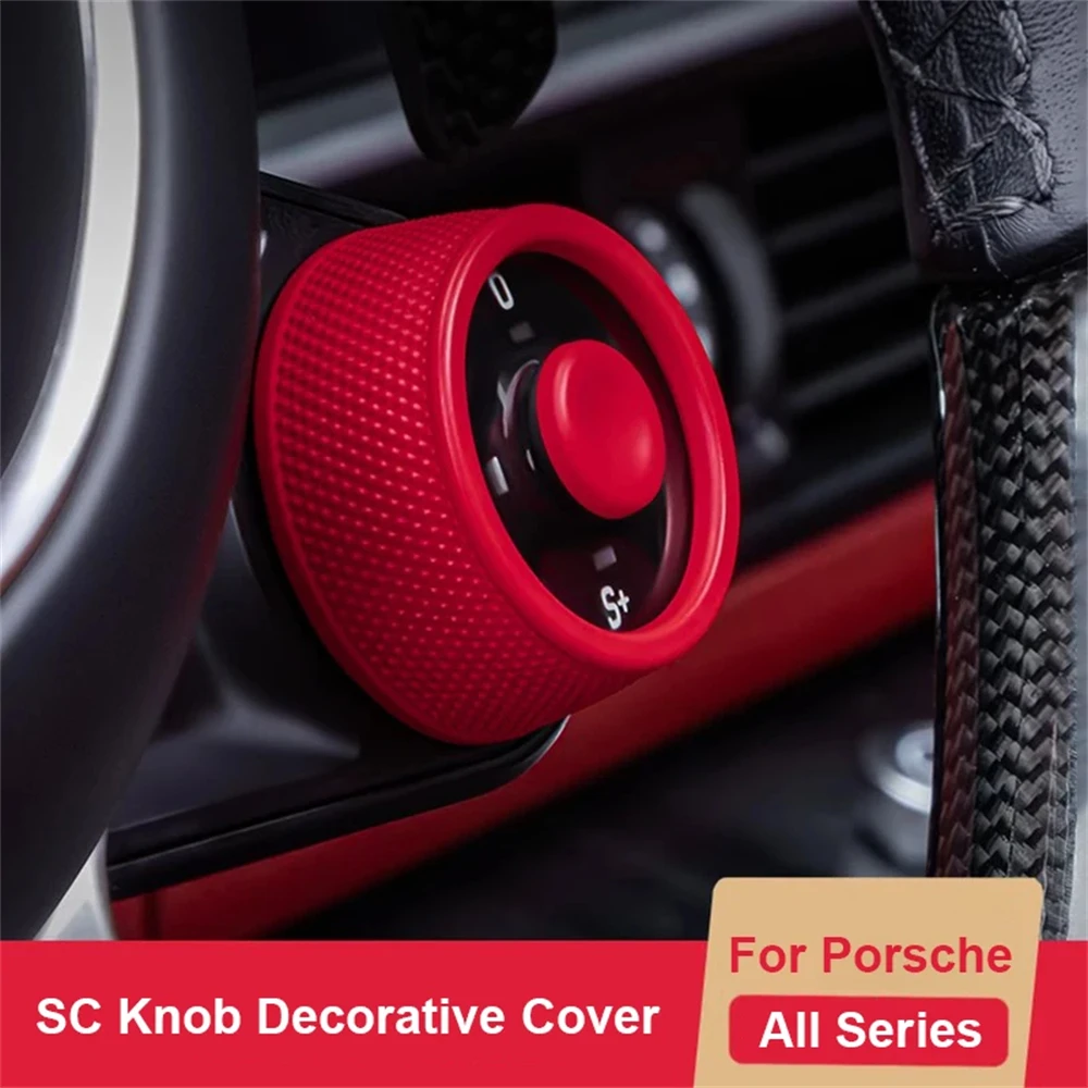 

Multicolour SC Ejection Knob Button for Porsche Cayenne Panamera Macan 911 718Boxster Taycan Automobile Steering Wheel Accessory