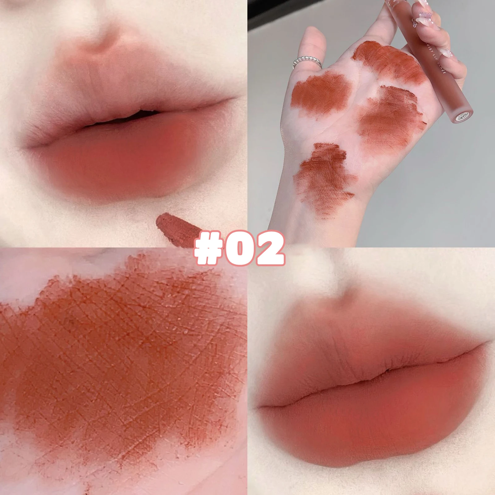 Jules Tint Stain-Rouge à lèvres liquide longue durée, 6 couleurs, finition 256, femme et fille