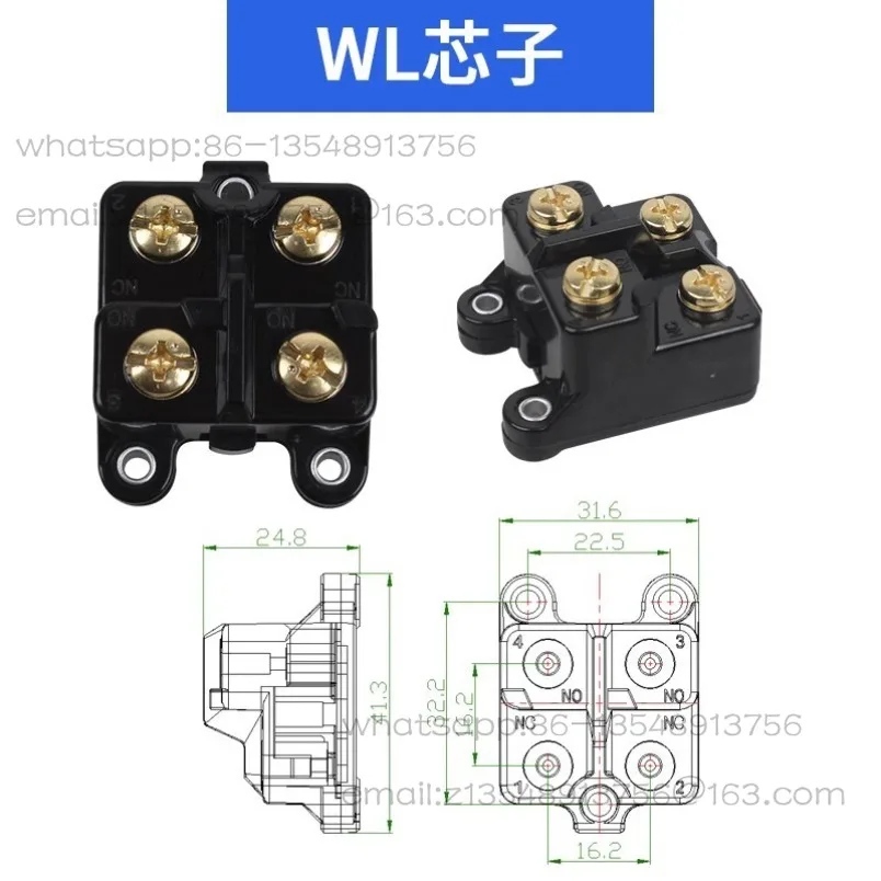 WL limit travel switch core WLCA12 accessories, silver dot WLNJ WLCL self-reset, one open and one closed 2 prices