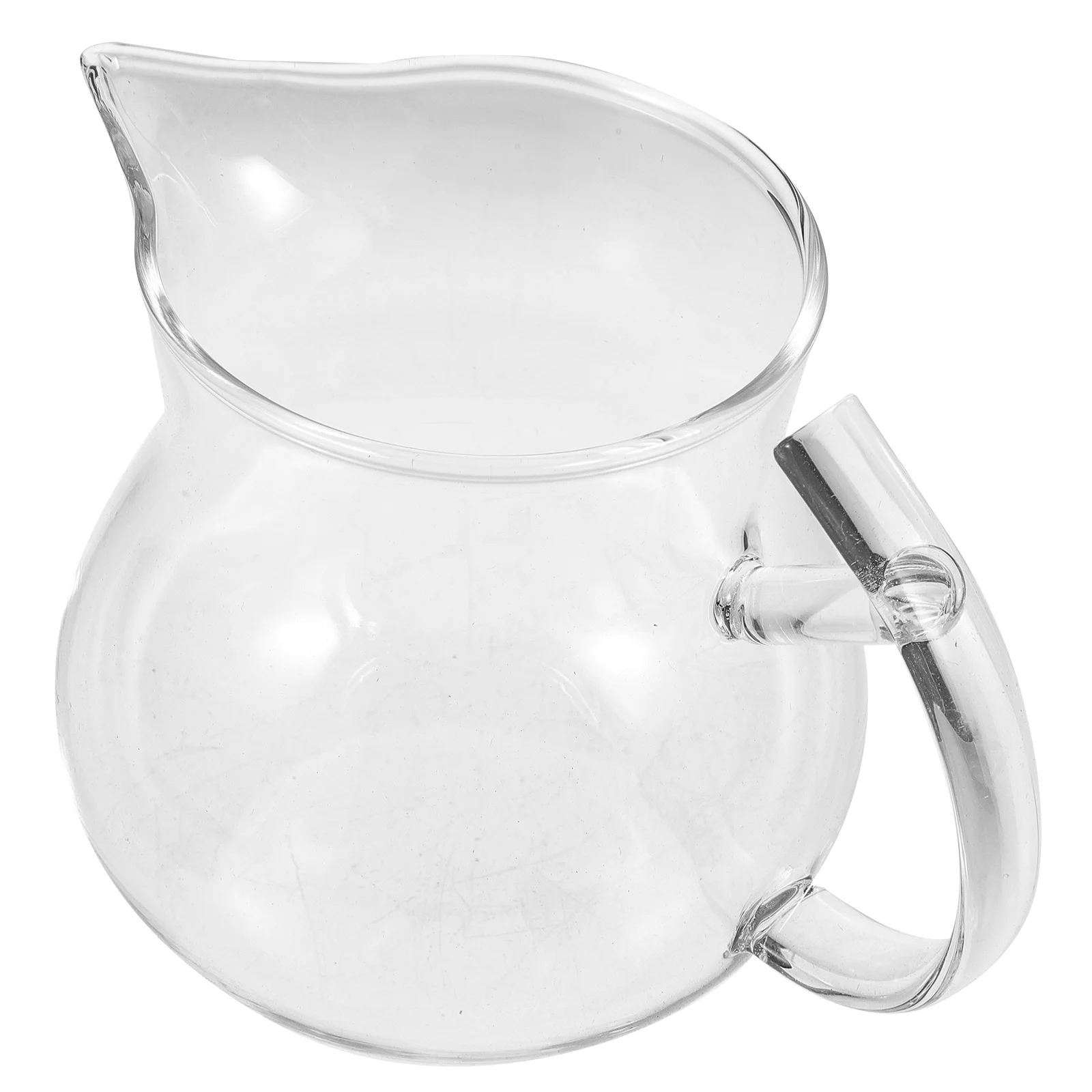 

Glass Thickened Heat Resistant Tea Cup Coffee Milk Cup Kitchen Milk Pitcher Practical Drinkware for Home