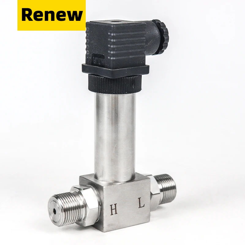4-20mA Water Differential Pressure Transmitter Sensor 0-0.05Mpa Full Stainless Steel G 1/2\