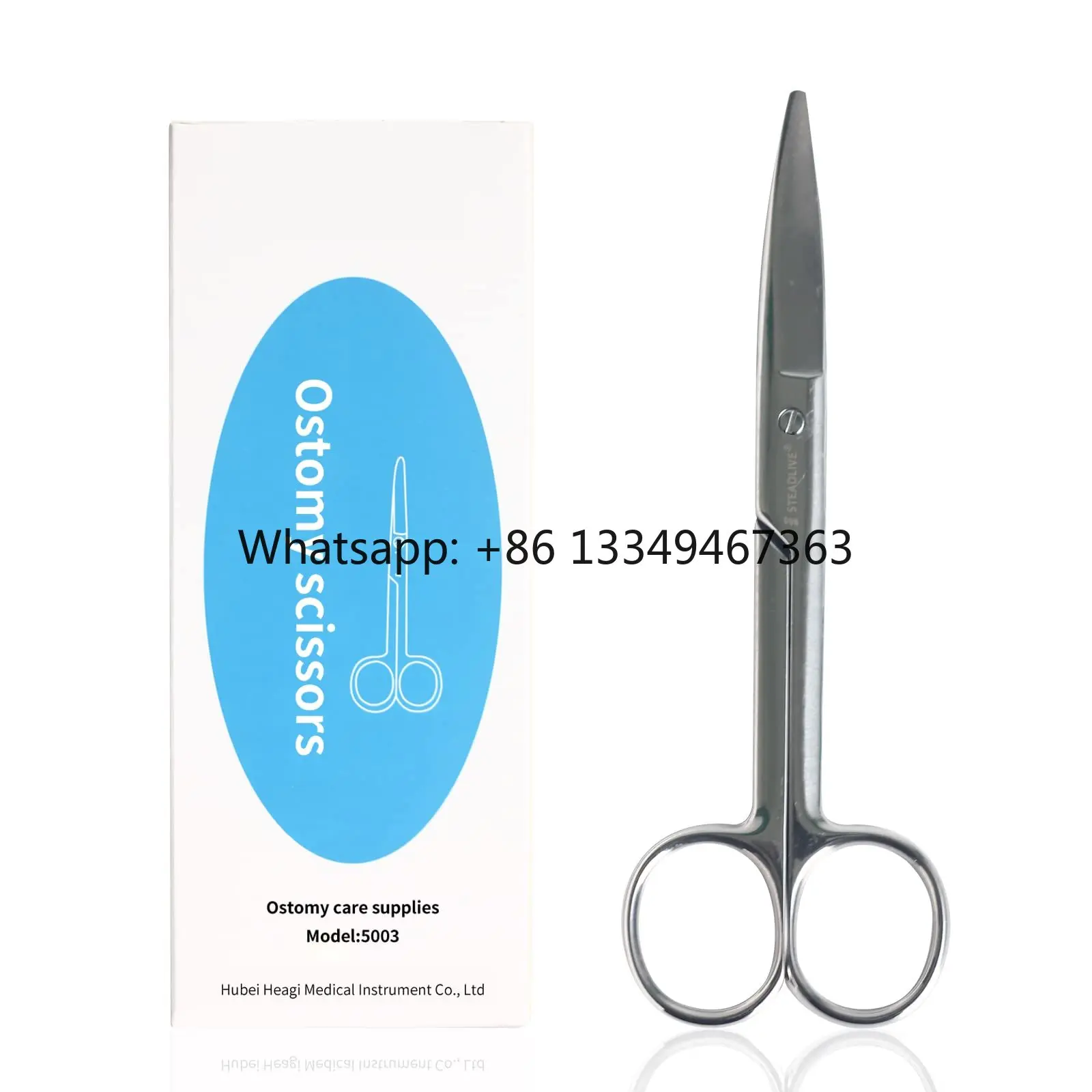 

Limited time discountFactory Supply Medical Consumables Stainless Steel Curved Scissors Ostomy Scissors for Colostomy Bag Stoma