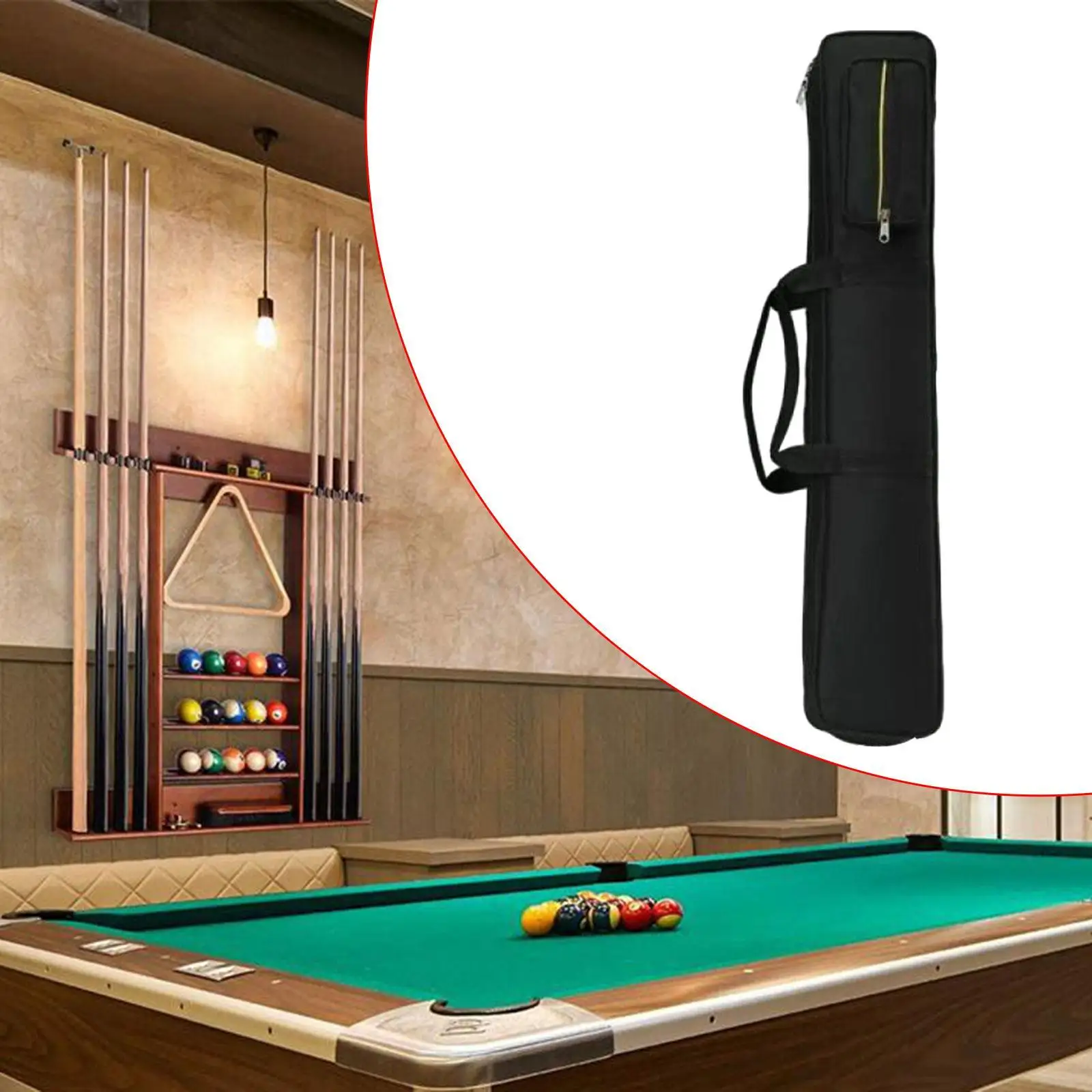 

Чехол для бильярдного кия на 8 киев, сумка для кия, портативный защитный чехол для мужчин и женщин, для начинающих, с защитой от царапин, сумка для переноски кия