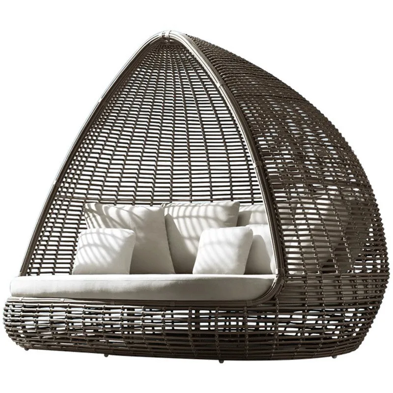 

Lazy rattan sofa