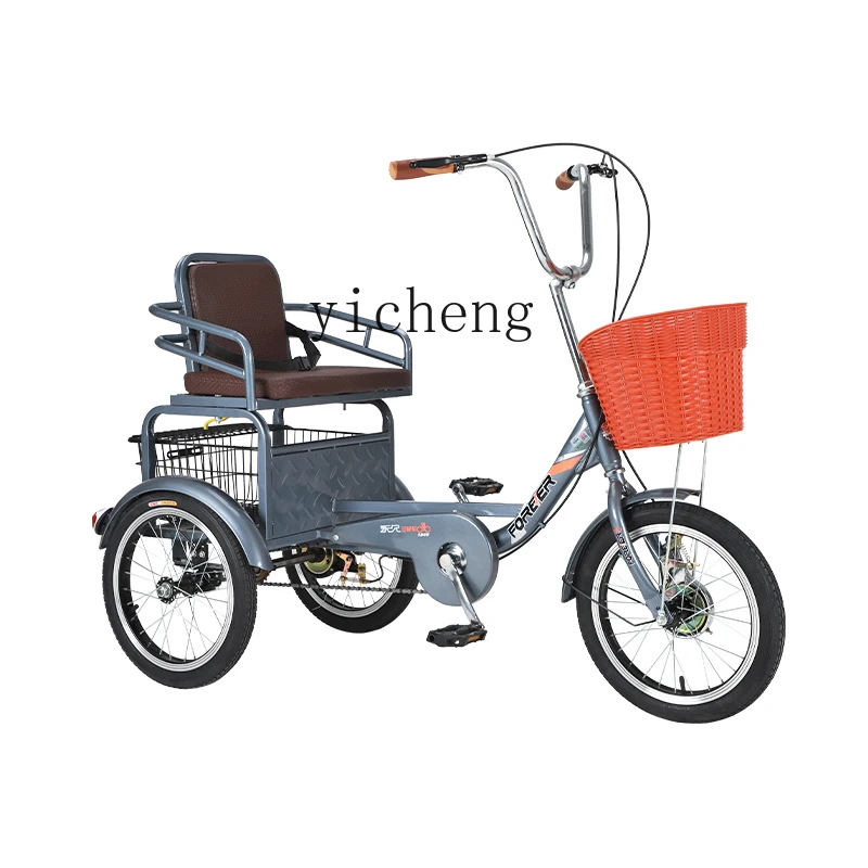 Zk Elderly Scooter Tri-Wheel Bike Adult Power Pedal Bicycle