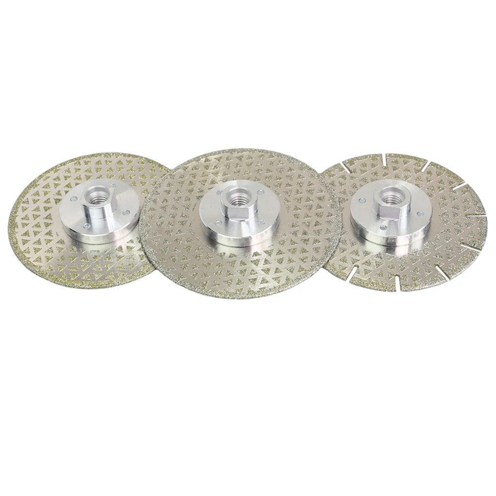 

1 шт. M14 гальванический алмазный отрезной диск, оцинкованное шлифовальное полотно для мрамора, гранита, керамической плитки