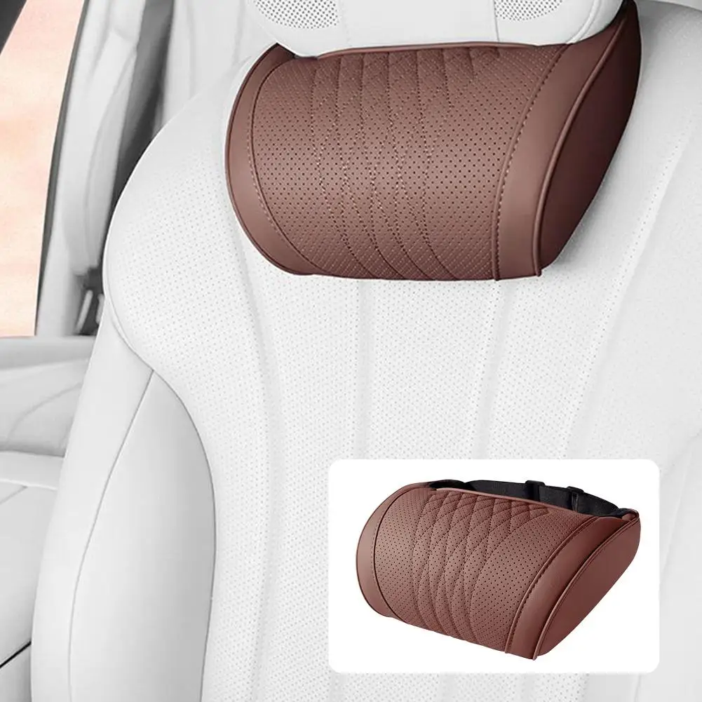 Auto-Nackenschutzkissen, Lendenstütze, spezielles Kissen für den Fahrersitz, Kopfstützenkissen zur Linderung von Rücken- und Nackenschmerzen – Detail 8