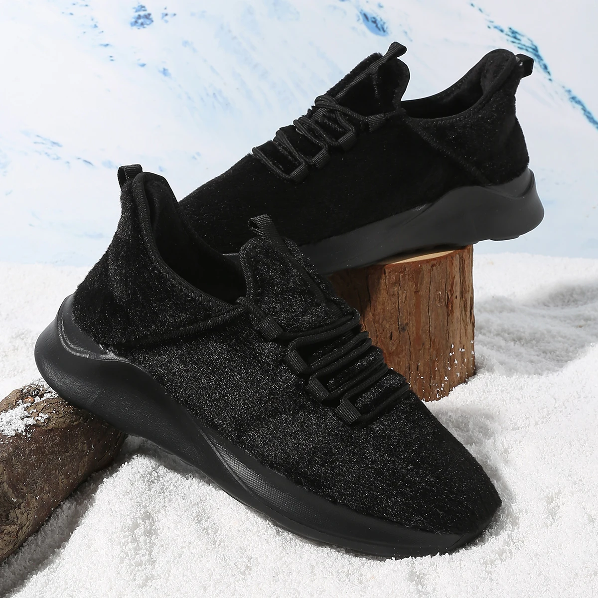 

Thermal Women's Casual Athletic Shoes Winter Running Footwear Anti Slip Outdoor Training Sneakers Warm Comfortable Sports Shoes