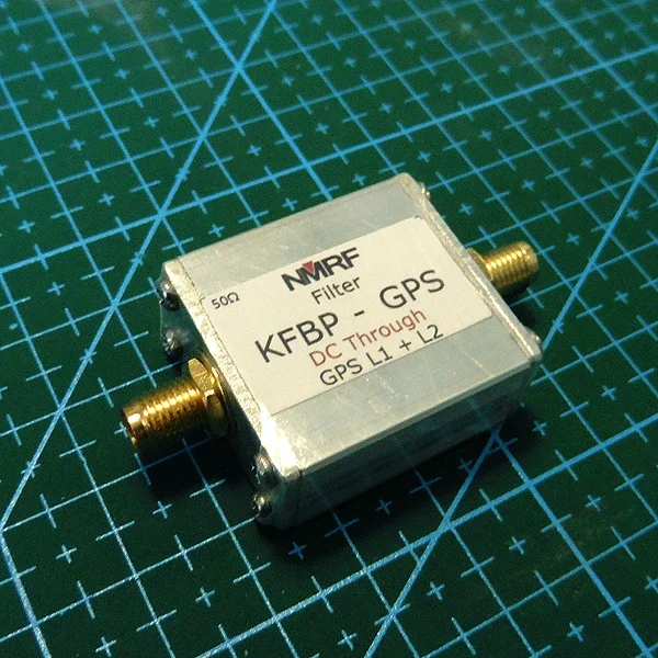 GPS L1 L2 Satellite Positioning and Navigation Dedicated Dual Channel Bandpass Filter SMA Interface