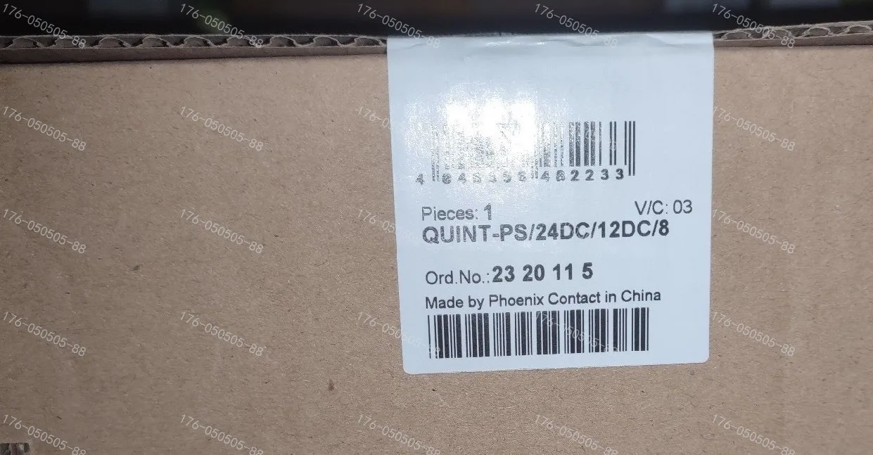 Phoenix Imported Power Supply, QUINT-PS/24DC/12DC/8,