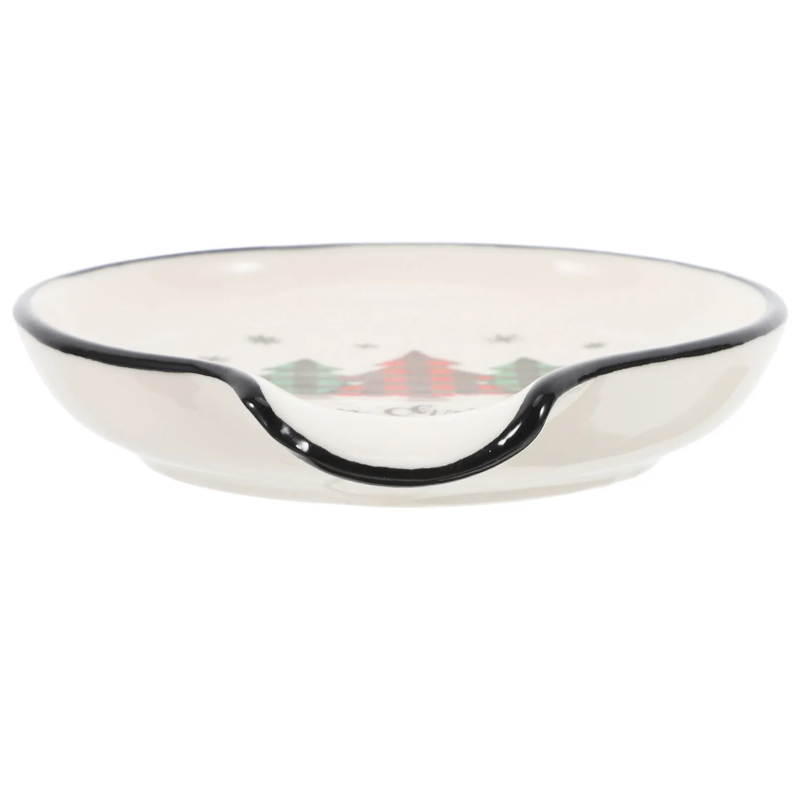 Repose Cuillère Cuisine Acier Inoxydable - Porte Cuillère Forme Feuille Pour Ustensiles, Argent