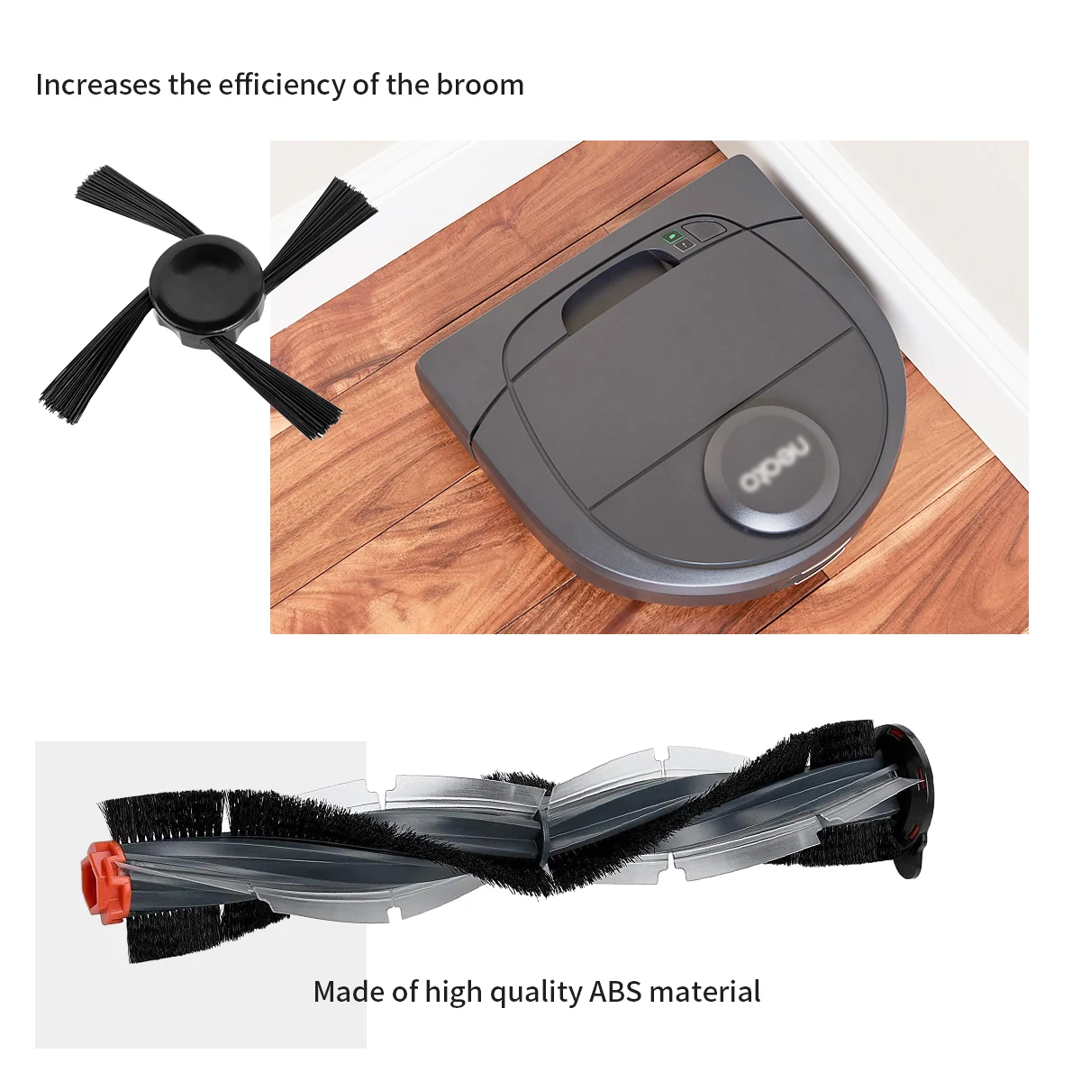 네이토 보트백 D85 D3 D5 D7 커넥티드 D 시리즈 로봇 청소기 액세서리 키트, 드럼 메인 브러시 필터 교체 부품