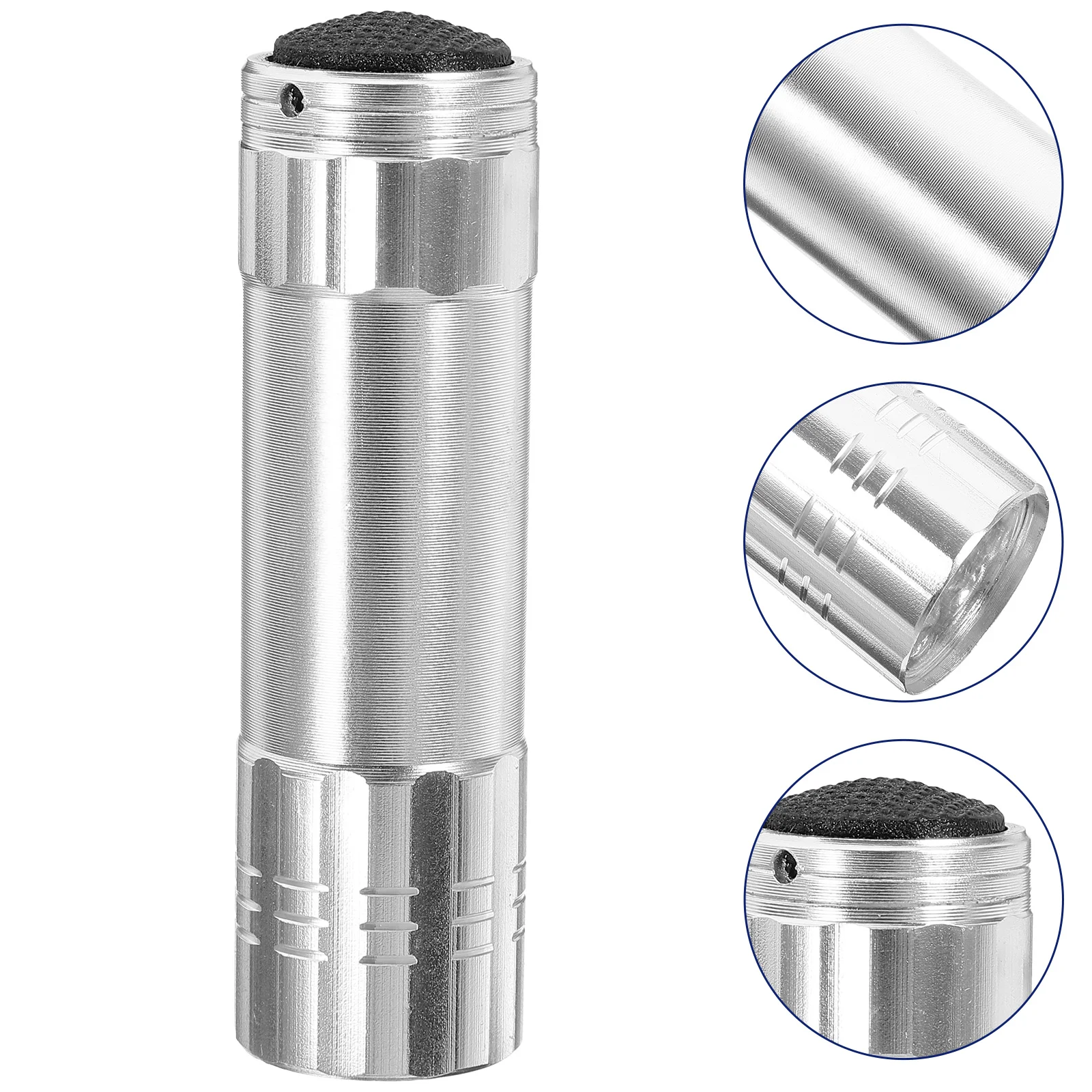 Flashlight Hiding Box Hidden Containers Key Places for Valuables Aluminum Alloy Compartment Secret Storage