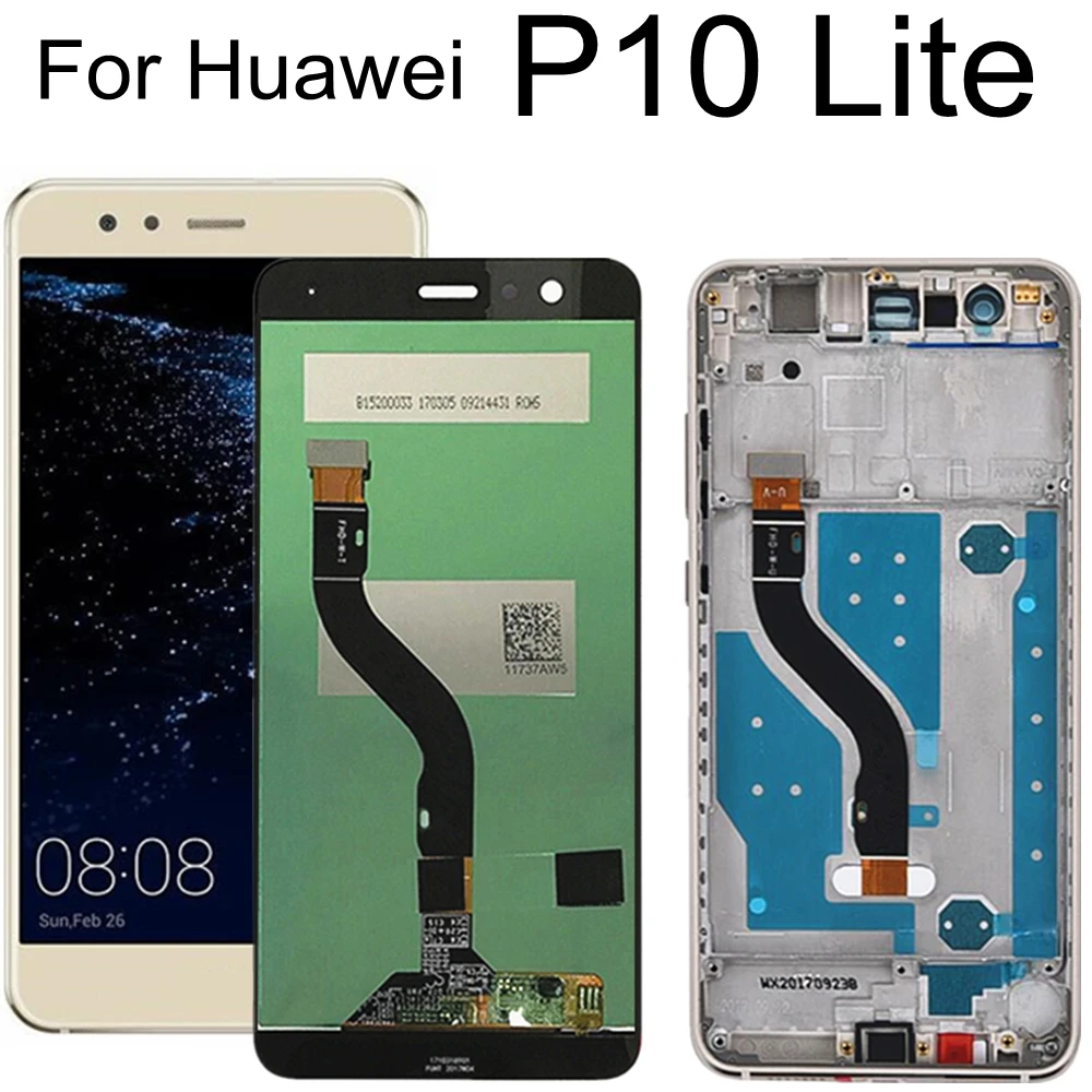 5.2  LCD For Huawei P10 lite LCD Display Touch Screen Assembly Replacement HUAWEI P10Lite WAS-LX1 WAS-LX1A WAS-LX2 WAS-LX3 LCD