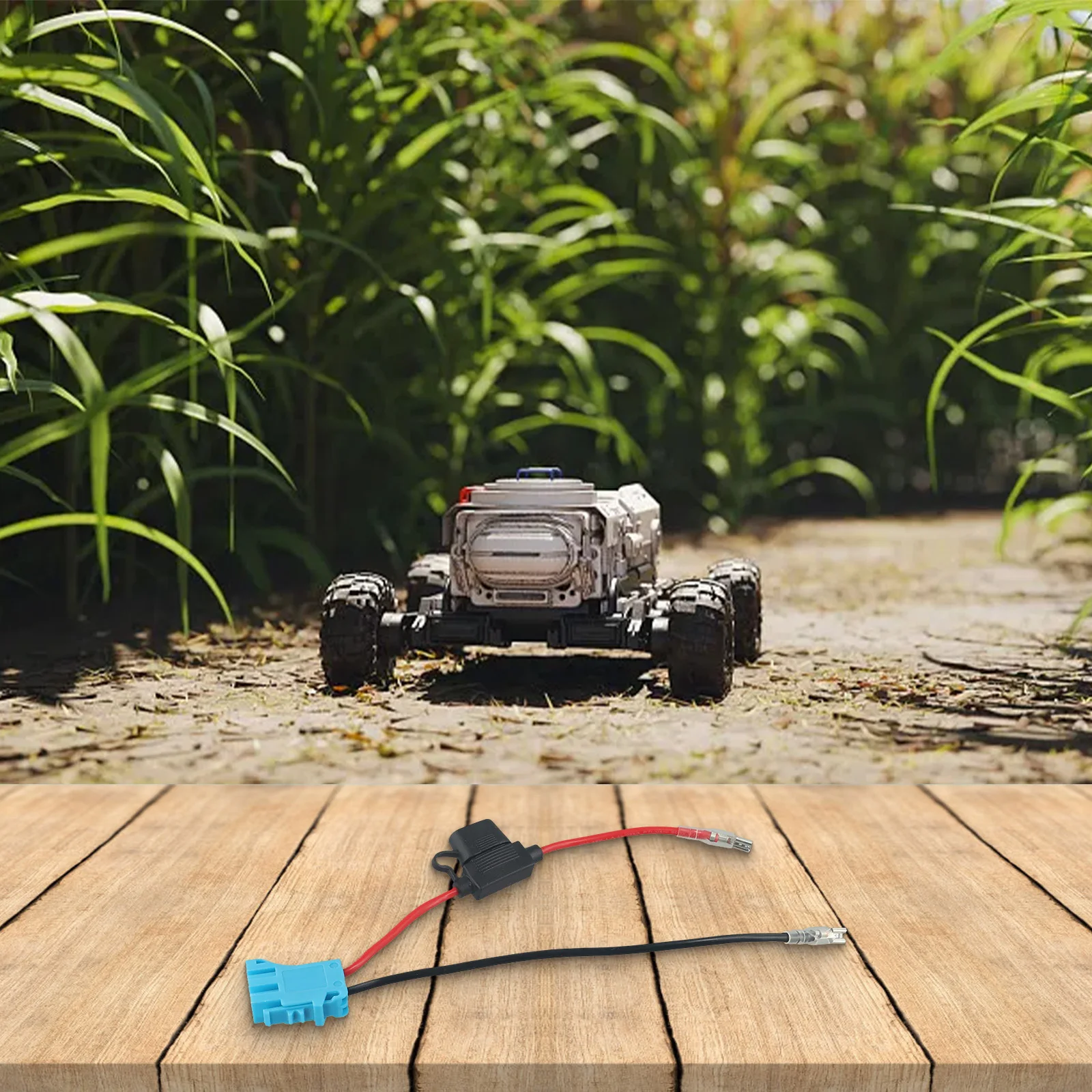 40A Fuse Connector Battery Connector Impact-resistant ABS Plastic Lightweight And Sturdy Optimal Conductivity For Peg Perego