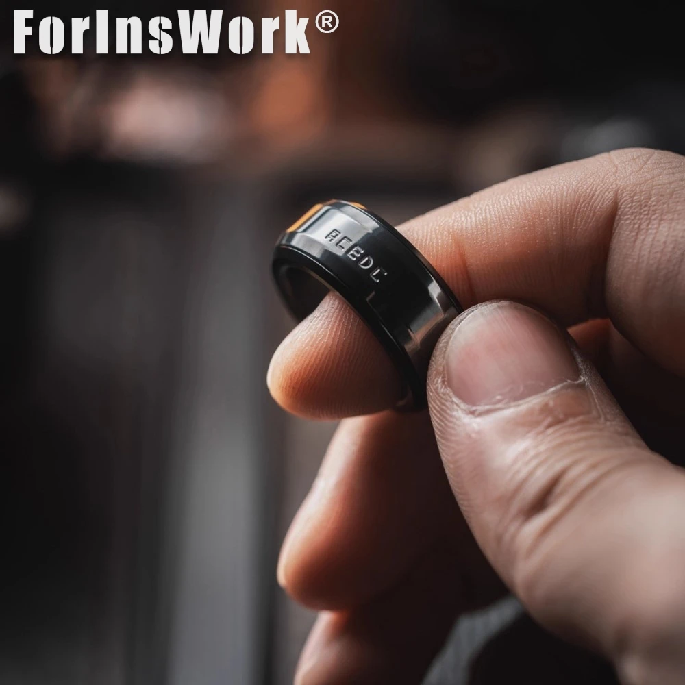 ACEdc Original Mechanical Ring 3rd Generation Paragraph Dense Dual Mode EDC Metal Toy