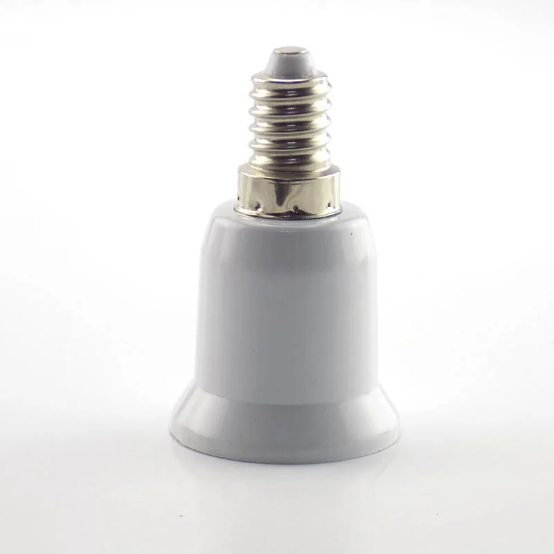 1PCS E14 to E27 Lamp Holder Converter 220V Fireproof Socket Base Converters Light Bulb Adapter Conversion Lighting Accessories