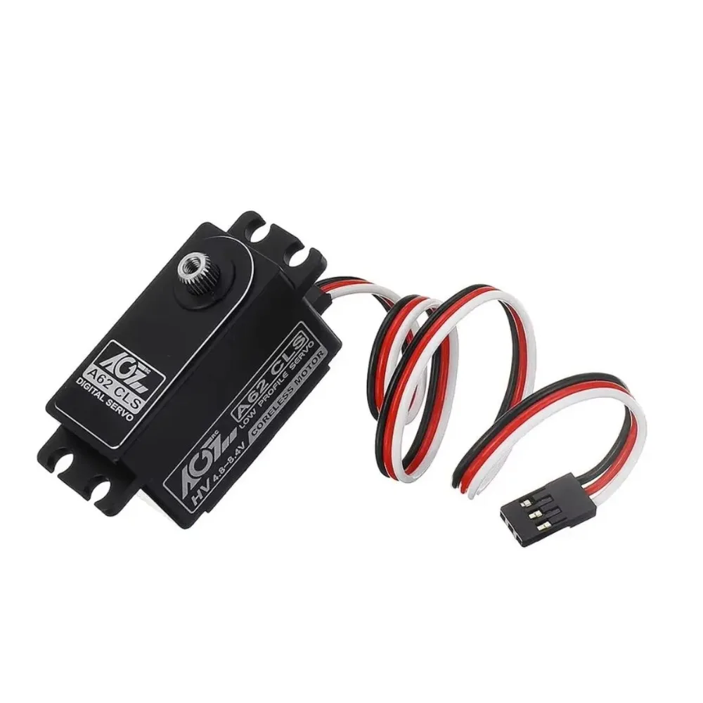 AGF A62CLS HV Programmable Low Profile 14kg CNC Coreless Metal Gear Short-body Digital Servo For 1:8 1:10 RC CarUniFly