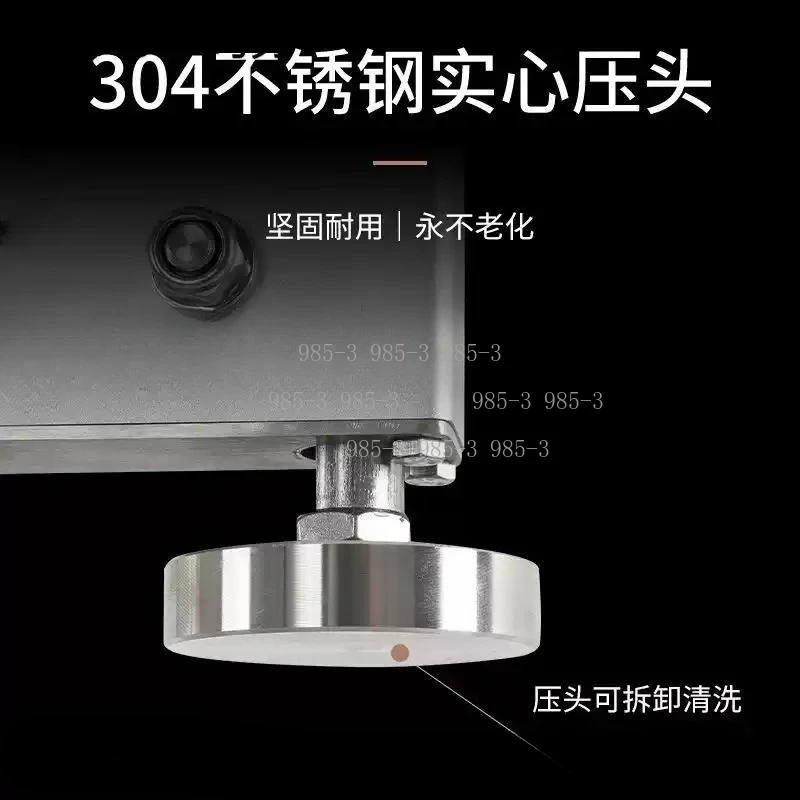 Hand Operated Capping Machine Stainless Steel Bottle Sealer for PET Cans Juice Commercial Sealing Equipment