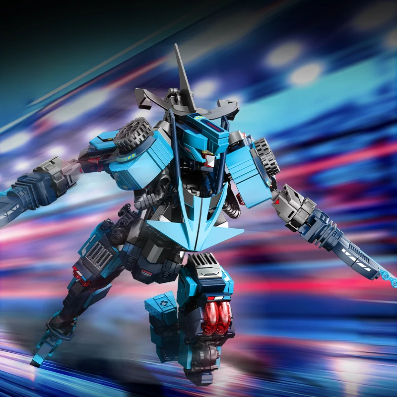 SEMBO كتلة روبوت التحول سلسلة اللبنات مجموعات MOC سيارة رياضية تحويل Mecha مجتمعة الاطفال لعب الأولاد الهدايا